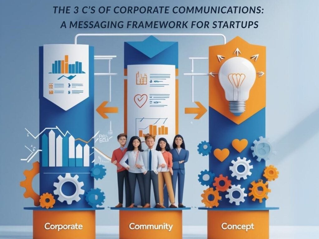 A robust messaging strategy rests on three pillars—Corporate, Community, and Concept.

1. Corporate: The Business Case

Milestones & Ambitions: Share funding rounds, growth targets, and market-entry plans.
Credibility Signals: Leadership experience, strategic partnerships, and scalability.

2. Community: Humanising Your Brand

Problem & Solution: Who do you serve? What pain point do you solve?
Values & Culture: Showcase your mission, team ethos, and customer stories

3. Concept: Product Differentiation

Unique Selling Points: Price advantage, technological edge, or user-centric design.
Value Proposition: Explain how your product transforms customer outcomes.