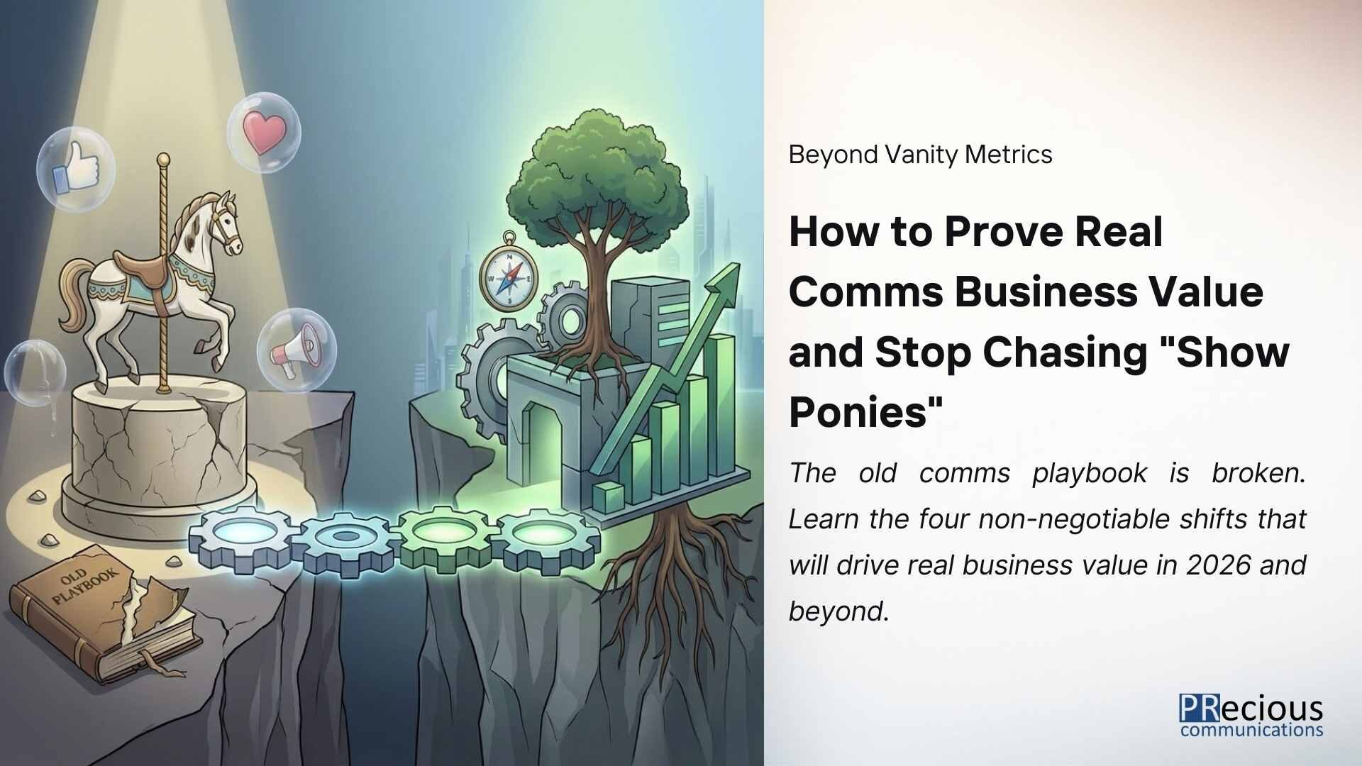 The old comms playbook is broken. Learn the four non-negotiable shift that will drive real business value in 2026 and beyond.