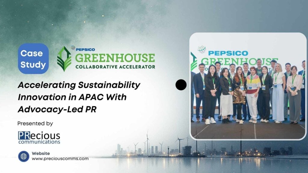 Understand the the strategic communications framework used to drive massive engagement for PepsiCo’s APAC sustainability start-up accelerator. See how leveraging VC networks and showcasing alumni outcomes resulted in exceeding application KPIs by 2x.