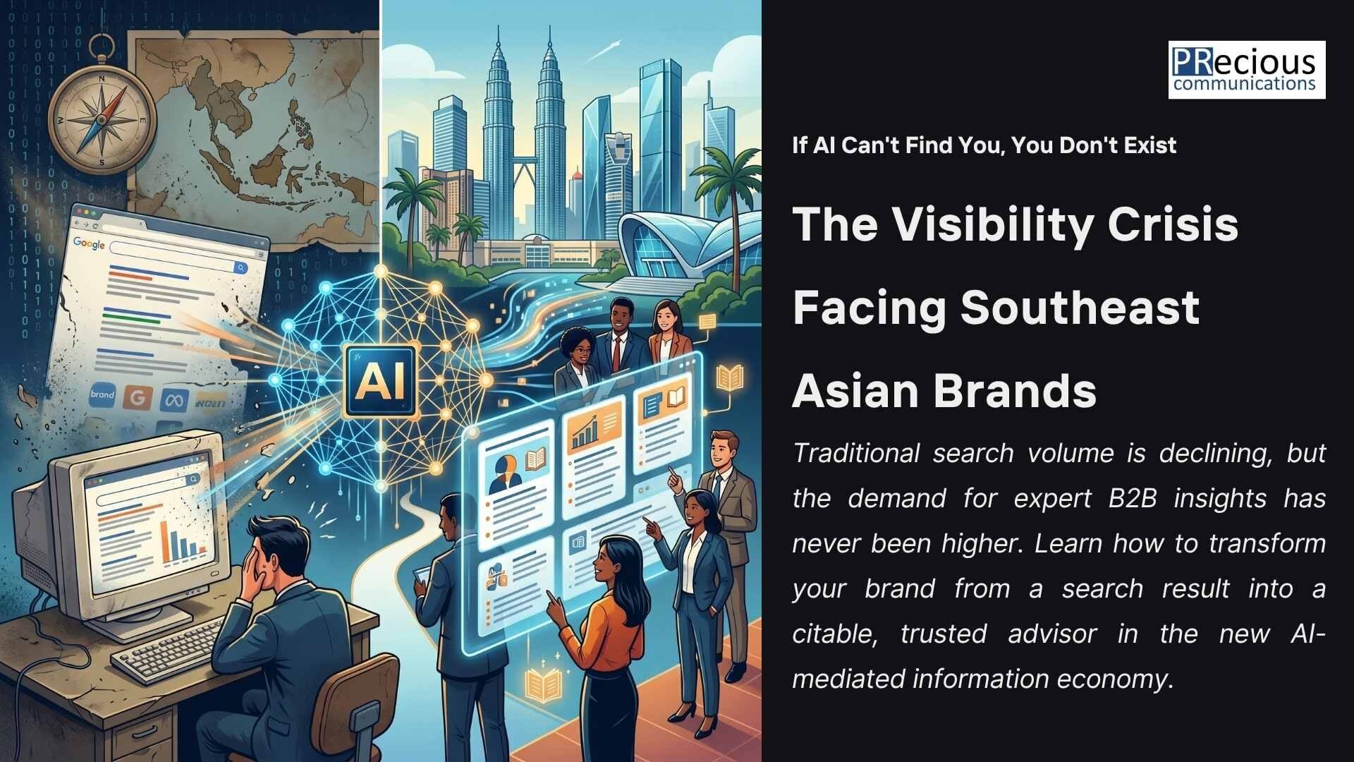 Traditional search volume is declining, but the demand for expert B2B insights has never been higher. Learn how to transform your brand from a search result into a citable, trusted advisor in the new AI-mediated information economy.