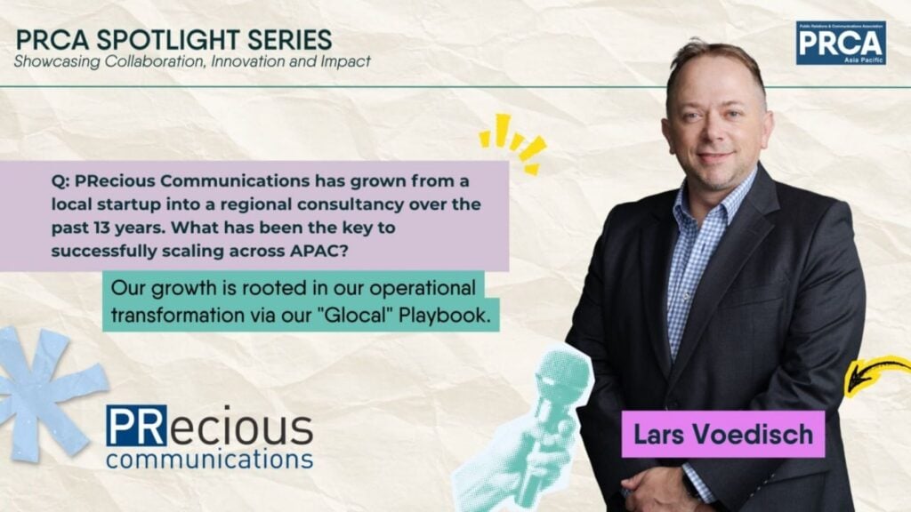 From a local Singapore startup to a multi-market regional consultancy, PRecious Communications shares its playbook for scaling across ASEAN. Learn how decentralized leadership, deep localization, and regional operational frameworks are redefining strategic communications in Southeast Asia.